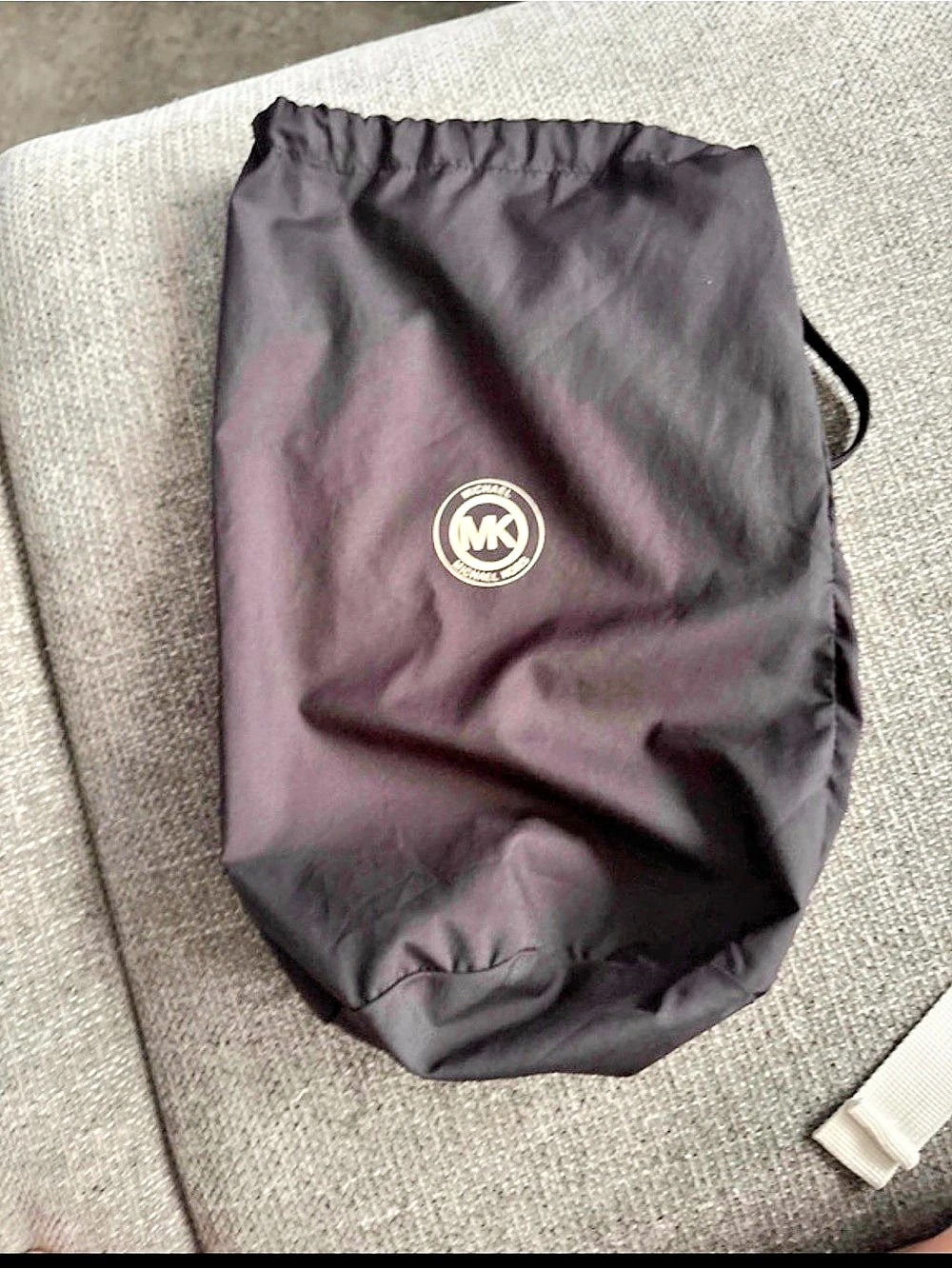 Michael Kors Logo Woven Dust Bag Black